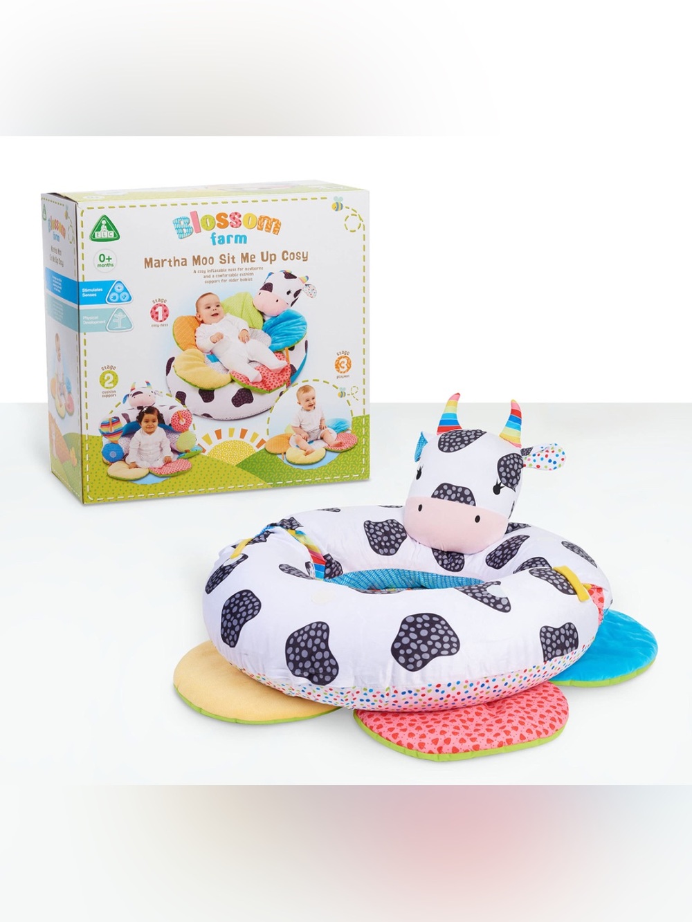 Early Learning Centre Blossom Farm Martha Moo Sit Me Up Cosy